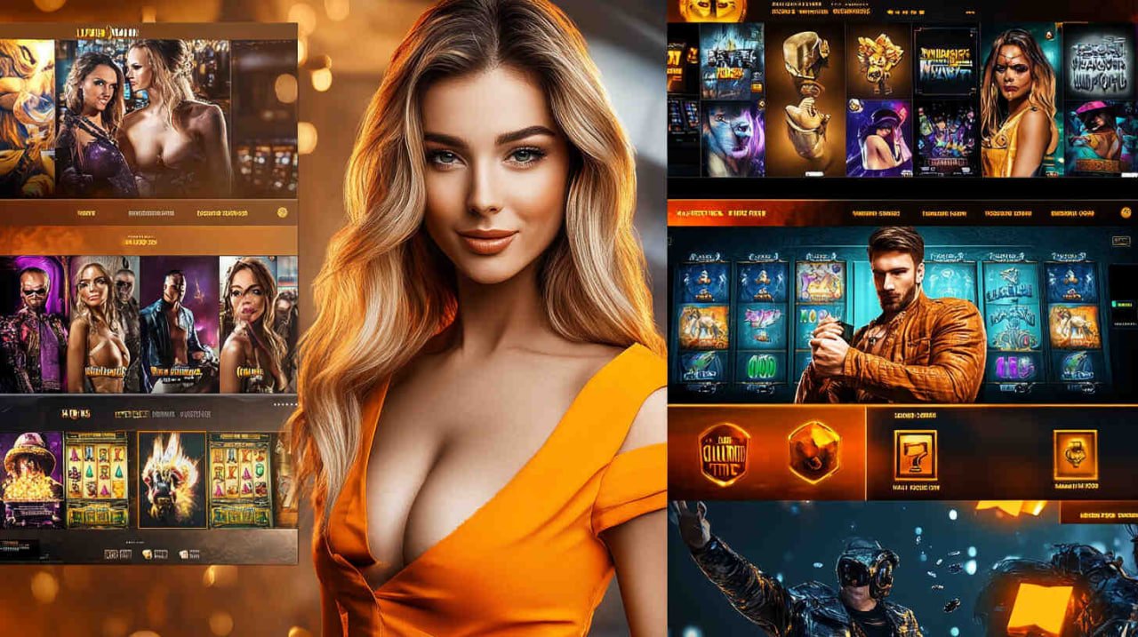 Visual utama kasino online zk33 dengan tema elektris hijau lime